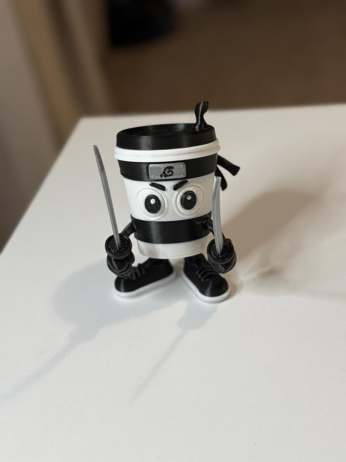 Assassino Capuccino – Brainrot 3D Printed Figure