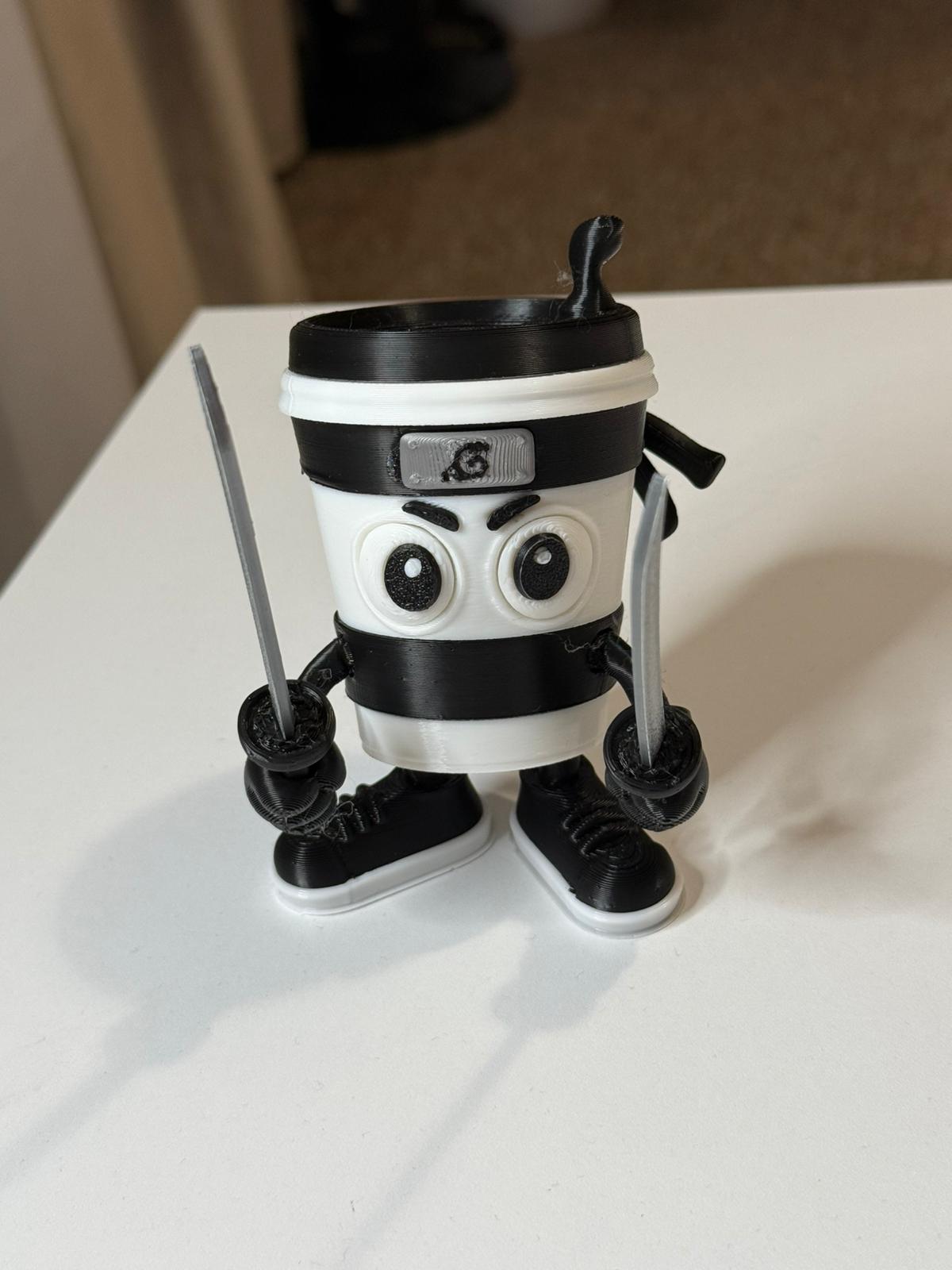 Assassino Capuccino – Brainrot 3D Printed Figure