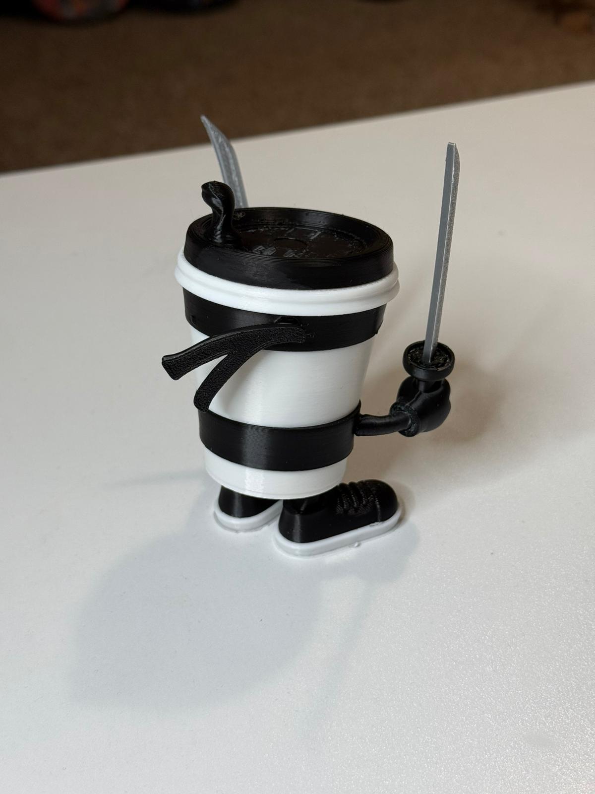 Assassino Capuccino – Brainrot 3D Printed Figure